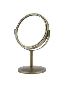 1/2个化妆镜，桌面简约大号公主镜，双面放大镜，适用于宿舍/梳妆台，化妆，价格实惠，房间装饰，梳妆台，旅行，卧室，化妆配件，镜子，化妆镜，价格实惠，圣诞礼物，化妆品，化妆工具，便宜货，礼物，女士礼物，圣诞礼物，赠品，旅行，便宜货，旅行必备 - 銀色 - 查看 24