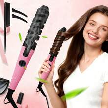 [Professional Curling Iron] Professional Fast Electric Curling Iron Roller Spiral Curler |Hair Styling Tools, Women'S Gifts - 美規A型插(110-127V) - 查看 10