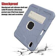 1pc Original Protective Case Suitable For IPad 10th Gen 10.9" 2022 Model And IPad 11th Gen 11" 2025 Model (A16 2025), Heavy Duty Military Grade Rugged Protective Cover With Built-In Stand, For IPad 10th Gen 10.9" 2022 Tablet - Purple and White - View 8