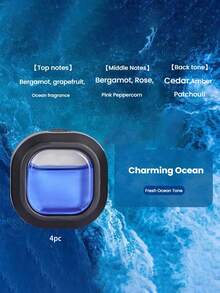 1 pieza Difusor de aceites esenciales aromáticos portátil para auto, mantiene el aire fresco en el coche, aromaterapia, se puede usar durante todo el año