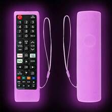Glow-In-The-Dark Silicone Remote Control Protective Case, Thick Anti-Drop Luminous Remote Control Cover