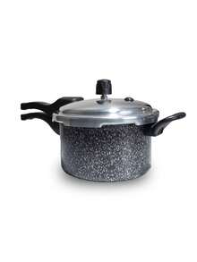 2.5 Liter Pressure Cooker External Closure Non-Stick Non-Stick Resistant Enhance Your Christmas - 陶瓷黑 - 查看 2