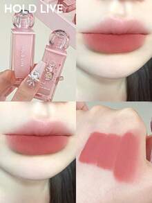 5pcs/Set HOLD LIVE Vintage Garden Lip Gloss Gift Set, Matte, Satin, Glossy Finish Rabbit Lipstick For Women, Brightening & Moisturizing - H01 - View 4