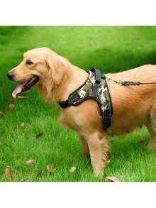 ELE-GATE Adjustable Harness And Reinforced Leash For Large Dogs - Multicolor - View 2