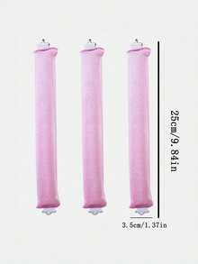 1/3 美发工具:免加热卷发器、便捷美发工具、海绵卷发器、睡眠护发工具、女士泡沫卷发器、卷发器、返校必备、旅行必备。浴帽配件、圣诞礼物、聚会用品、浴室护发配件 - 彩色 - 查看 5