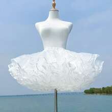 新款女式超蓬松衬裙，万圣节、圣诞节、分层穿着的服装