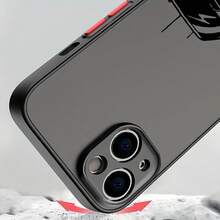 1pc Personalized Matte Frosted Phone Case With Line Racing Car Graffiti Design, Compatible With IPhone 16, 15 Pro Max, 14 Plus, Etc. This High-Quality Silicone Protective Case Provides Excellent Protection.,International Version, Not The Domestic Version - Black - View 3