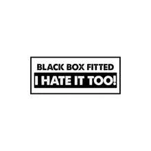 - Black Box Car Sticker Self Adhesive Vinyl Window Sticker 144mmx 60mm Funny New Driver Decal - Black - View 1
