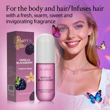 1 Bottle 50ml Vanilla Scented Mist, Body & Hair Fragrance Spray, Compact & Portable For On-The-Go Freshness, Unisex Scent Suitable For All Occasions - Vanilla Blackberry Spray - View 6