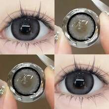 MILLCREEK MILL CREEK 全新 1 对彩色隐形眼镜 灰色隐形眼镜 时尚灰色眼镜片 年度韩国灰色隐形眼镜 万圣节服装角色扮演 - 年拋 - 查看 5