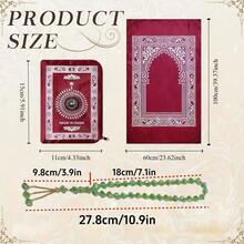 1pc Minimalist 33pcs 10mm Crystal Glass Beads Islamic Prayer Beads, Muslim Rosary, High-End Gift For Daily Prayer - Natural Crystal Bracelet - View 11