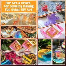 20ml/50ml/100ml/250ml/500ml/1000ml Epoxy Resin AB Glue, 1:1 Ratio, Includes Accessories & Tools, UV Resistant, Anti-Yellowing, Fast Curing AB Glue, Suitable For Handmade DIY Jewelry Making And Decorations