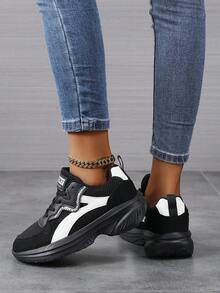 Giày thể thao nữ bản rộng, mũi và đế cực rộng, giày sneaker thoải mái thường ngày cho du lịch, cỡ lớn 41-42, đế mềm nhẹ, phù hợp cho bàn chân rộng và to. - Nhiều màu - Xem 6