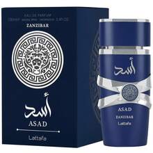 Lattafa Asad Zanzibar Eau De Parfum 3.4 Oz / 100 Ml | Long-Lasting Perfume For Men With Black Pepper, Coconut Water, Vanilla & Incense | Fresh Spicy Tropical Woody Fragrance - Fresh . Spicy . Woody . Tropical - 查看 1