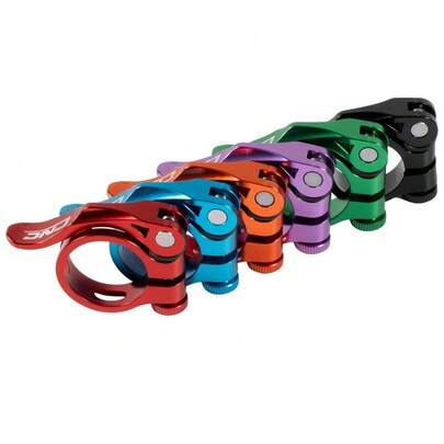  适用于山地车/公路车的时尚 CNC 座杆夹 | 超轻铝合金 31.8 毫米/34.9 毫米，防滑设计自行车配件