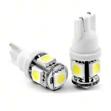 50 PCS T10 Side Wedge 5-SMD 5050 Car LED Light Bulbs W5W 2825 158 192 168 194