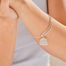 AA641722Expandable Bangle BraceletSGPlaces We Love Michigan Shiny Antique Gold Multi Bracelets One Size Brass No Gemstone