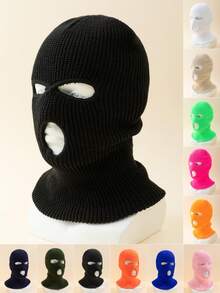 1pc Men's Classic Casual Elastic Knit Camouflage Outdoor Cycling Sun Protection Winter Knit Cap - Camouflage Knitted Hat - View 13