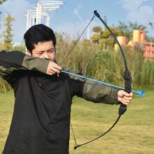 1 Set Outdoor Archery Recurve Bow Kit, Includes Target Paper + Arm Guard + Finger Tab, Archery Practice & Competition Equipment, Great Gift For Family And Friends