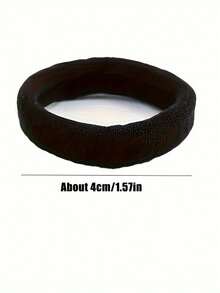 24pcs Solid Black Elastic Hair Ties - Durable, Retractable Hair Ties For Ponytails, Buns, And Braids | Non-Slip For Everyday Use, Perfect For Workouts And Parties, Suitable For All Hair Types. Minimalist Design And Smooth Texture Make This An Ideal Gift For Birthdays, Independence Day, Labor Day, Thanksgiving, Christmas, And 11 Other Major Holidays.,Gifts,Travel,Gifts For Women,Hair Stuff,Stocking Fillers,Stocking Stuffers For Women,Stocking Fillers Women,Christmas Gifts,Christmas Stocking Fillers,Gifts For Women,Stocking Stuffers For Adults,Stocking Fillers For Adult,Hair Stuff,Women's Accessories,Stocking Stuffer,Coming-Of-Age Hair Accessory,Christmas Hair Accessories,Gift Ideas For Women,Beauty Stocking Fillers