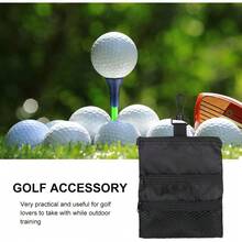 Bnineteenteam Bolsa de tee Bolsa de Almacenamiento de tee Bolsa de Almacenamiento de Marcador de Pelota de con Cremallera con Gancho Pequeño Accesorios de - 1 - Ver 9