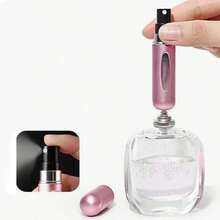 Portable Refillable Perfume Atomizer Bottle With Fine Mist Spray, Leak - Proof Travel - Size Fragrance Dispenser For On - The - Go Use - 粉色 - 查看 10