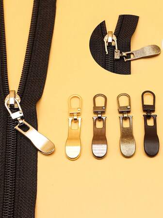 Zipper Pulls, Detachable & Replaceable Metal Zipper Pulls For Clothing, Jackets, Backpacks, Luggage