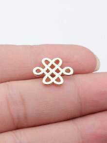 20 件 17x14 毫米（0.67x0.55 英寸）中国结幸运结连接饰物，适用于 DIY 手链制作、项链制作、珠宝制作、手工工艺品配件 - 中國結 - 查看 16