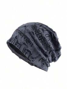 1pc New Personalized Letter Velvet Beanie Hat, Lightweight Summer, Outdoor Sports, Cool Men's Hat, Unisex Casual Spring/Autumn Cap - Nhiều màu - Xem 5