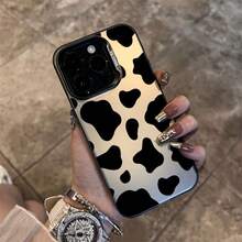 奶牛图案保护壳，兼容 7 8 Plus X XR XS MAX 11 12Pro 13 14 15 Plus 16 Pro Max，防摔超薄硬壳 TPU 保护手机壳 - 送礼佳品！ - 彩色 - 查看 2