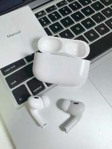 Wireless Earbuds - Compatible With Apple & Android, Built-In Mic, Sweat-Resistant, White, Wireless Headphones, Airbuds, True Wireless Earphones - S300 - View 2