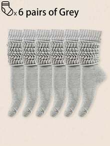 3 Pairs/6 Pairs/10pairs/20 Pairs Of Autumn And Winter Pile Socks, Open Knitted Socks, Open Socks, Men's Tight Middle Tube Socks, Tight Long Socks, Fall - Multicolor - View 12