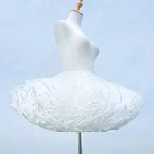 新款女式超蓬松衬裙，万圣节、圣诞节、分层穿着的服装