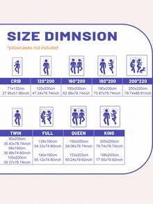 1pc Soft, Breathable And Comfortable Floral Pattern Pure White Mattress Protector, Moisture-Wicking Mattress Cover, Mattress Pad, Mattress Protector, Bedroom Use Solid Color Bedding (Pillow Case Not Included) - White - View 3