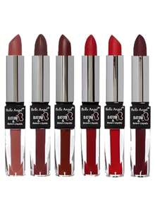 2 In 1 Matte Liquid Lipstick - Belle Angel - Color 07 - View 2