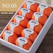 10件/套柔软竹纤维纱线 - 500克，透气舒适，适用于钩编、针织T恤、披肩、围巾、毛衣、夹克、帽子、开衫和配饰，适合春夏秋三季。手工必备 | 柔软顺滑的纱线 | 多种颜色组合可选 - 羊毛10團 - 查看 30