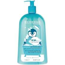 Bioderma - ABCDerm - Gel espumoso - Lavado suave para bebés - Limpiador sin jabón - Gel corporal para pieles delicadas de bebés y niños(default) - Tipo 1 - Ver 2