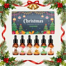 6pcs/1pc Christmas Essential Oil Set/10ml Edible Essential Oil Candy Cane, Tiramisu, Pumpkin Pie, Christmas Tree, Etc., Aromatic Oil Creates The Festive Atmosphere Of Christmas And New Year, 10ml Water-Soluble Essential Oil/Aromatic Diffuser/Humidifier/Diffuser Stone/Car Diffuser, Bedroom, Living Room, Kitchen, Bathroom, Car, Hotel Leisure Perfume, Christmas Gifts, New Year Gifts, New Year Gifts - New 2 - View 5