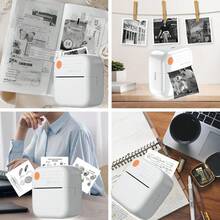 Impressora Térmica Mini, Máquina Portátil sem Tinta, Usada para Notas, Diários DIY, Presentes, Aprendizagem de Gráficos, Gráficos Anatômicos, Fotos