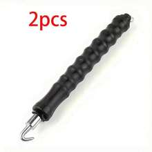 1pc Semi-Automatic Steel Bar Tie Buckle, Straight Pull Rod Hook, Steel Wire Binding Tool, Steel Bar Pulling Hook