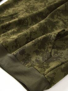 2 Stücke/Set Herren Batik-Washed Hoodie Sweatshirt und Jogginghose mit Kordelzug, Kapuzensweatshirt mit Kordelzug und Taschen, Hose mit Kordelzugbund, geeignet für Streetfashion, Joggen, Pendeln, Reisen, Outdoor-Aktivitäten im Frühling, Herbst und Winter. Ein ideales Geschenk für Ehemann oder Freund.