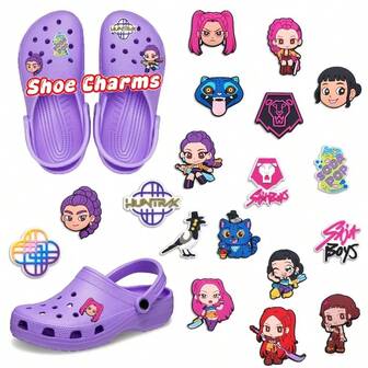 10pcs Shoe Charms For Clogs Ghost Shoe Decoration Premium Quality Popular Shoe Accessories Great Gift Christmas Stocking Fillers,Christmas Gifts,Christmas,Christmas Decorations Stochastic Style