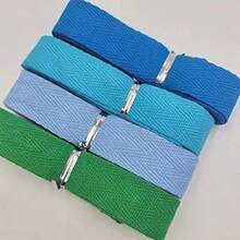 Herringbone Tape Ribbon 3 4 Inch 25 Mixed Color 50 YardsCotton Twill Ribbon Herringbone Bias Tape Natural Webbing Tape For Sewing Binding Gift Wrapping DIY Crafts Sewing Home Decoration