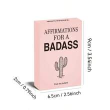 Inspiration Cards With Motivational Quotes, Self-Care Gift For Best Friends Birthday Career Growth, Uplifting Affirmations Minimalist Design - Nhiều màu - Xem 2