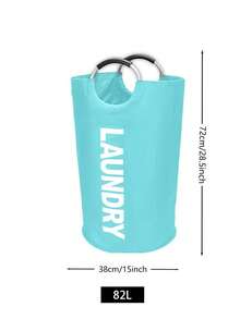 大号洗衣篮/收纳袋，- 配有可折叠洗衣袋、可折叠防水洗衣篮、旅行搬家收纳打包袋、衣物行李收纳袋，多种尺寸可选，适用于浴室、洗衣房、阳台和宿舍等多种场所的收纳，高品质洗衣篮。