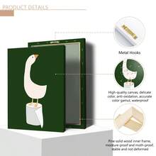 1 pieza Póster divertido de pato para el baño: Decoración humorística para el inodoro, adecuado para la decoración del hogar, la decoración de la habitación, la decoración del dormitorio, la decoración de la sala de estar, la decoración del baño, la decoración de la pared, arte de pared opcional con marco - Multicolor - Ver 11