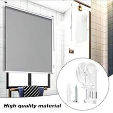 8 Pcs Roller Shade Clear Saftey Chain Retainer And Cord Guide Curtain P Clip Blind Cord Holder Fixation Hook Bead Chain Tenn Device With Screws For Roller Vertical And Roman Shades - 清除 - 查看 6