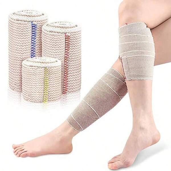Atmungsaktive elastische Wadenbandage, einstellbare Kompressionshülle, geeignet für Gewichtheben, Kniebeugen und Übungen, unisex Design (Einzelpack)