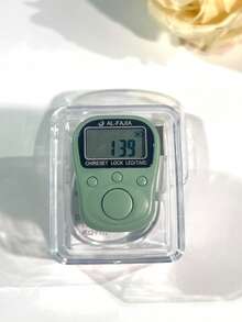 1个便捷多功能电子计数器，舒适柔软的硅胶指环式可穿戴充电智能迷你计数戒指，带夜光数字显示屏 - 彩色 - 查看 16