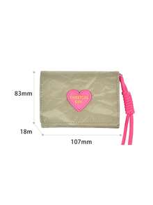 High Cost-Effective Lanyard Wallet - Korean INS Style Heart Candy Wallet, Women's Minimalist Bifold Wallet, Women's Coin Purse, Mini Wallet, Small Wallet, Cute Wallet, Card Holder, Coin Pouch - Multicolor - View 6